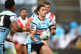 Cronulla's Nicho Hynes is the latest to be struck by NSW's Origin injury curse. (HANDOUT/NRL PHOTOS)