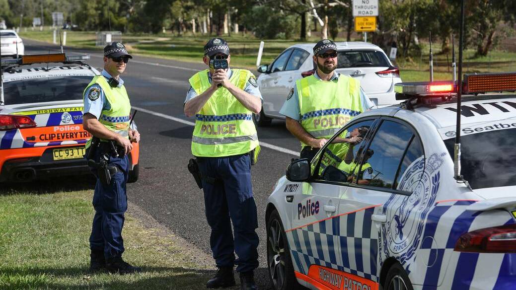 The 20-year-old female driver tried to collide with Peel Highway Patrol officers in Moree. Picture file