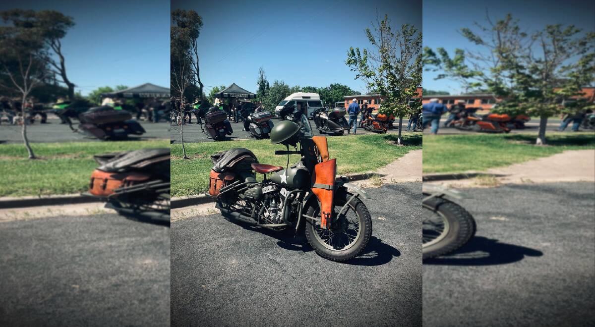 On the road raising awareness for veterans' mental health and suicide prevention before stopping at the Inverell Showground for speeches, a BBQ and live music. Picture supplied