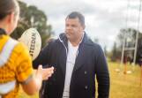 Former NRL star and NIAS alum Dean Widders,coaching at a recent NIAS UAA Talent Identification Day in Armidale. Picture supplied. 