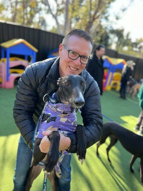 GRNSWs COO Stephen Radford at the successful recent Canberra adoption day. Picture supplied