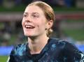 Cortnee Vine remains coy on her future after helping Sydney FC to another A-League Women title. (Daniel Pockett/AAP PHOTOS)
