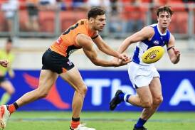 Stephen Coniglio will return for the Giants when they take on the Crows in Adelaide. (Mark Evans/AAP PHOTOS)