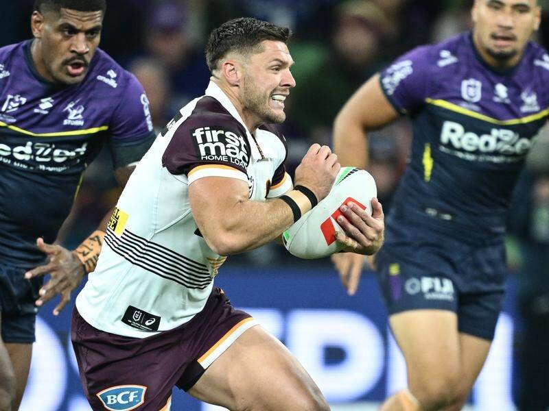Broncos prop Corey Jensen is a possible bolter for inclusion in Queensland's State of Origin squad. (Joel Carrett/AAP PHOTOS)
